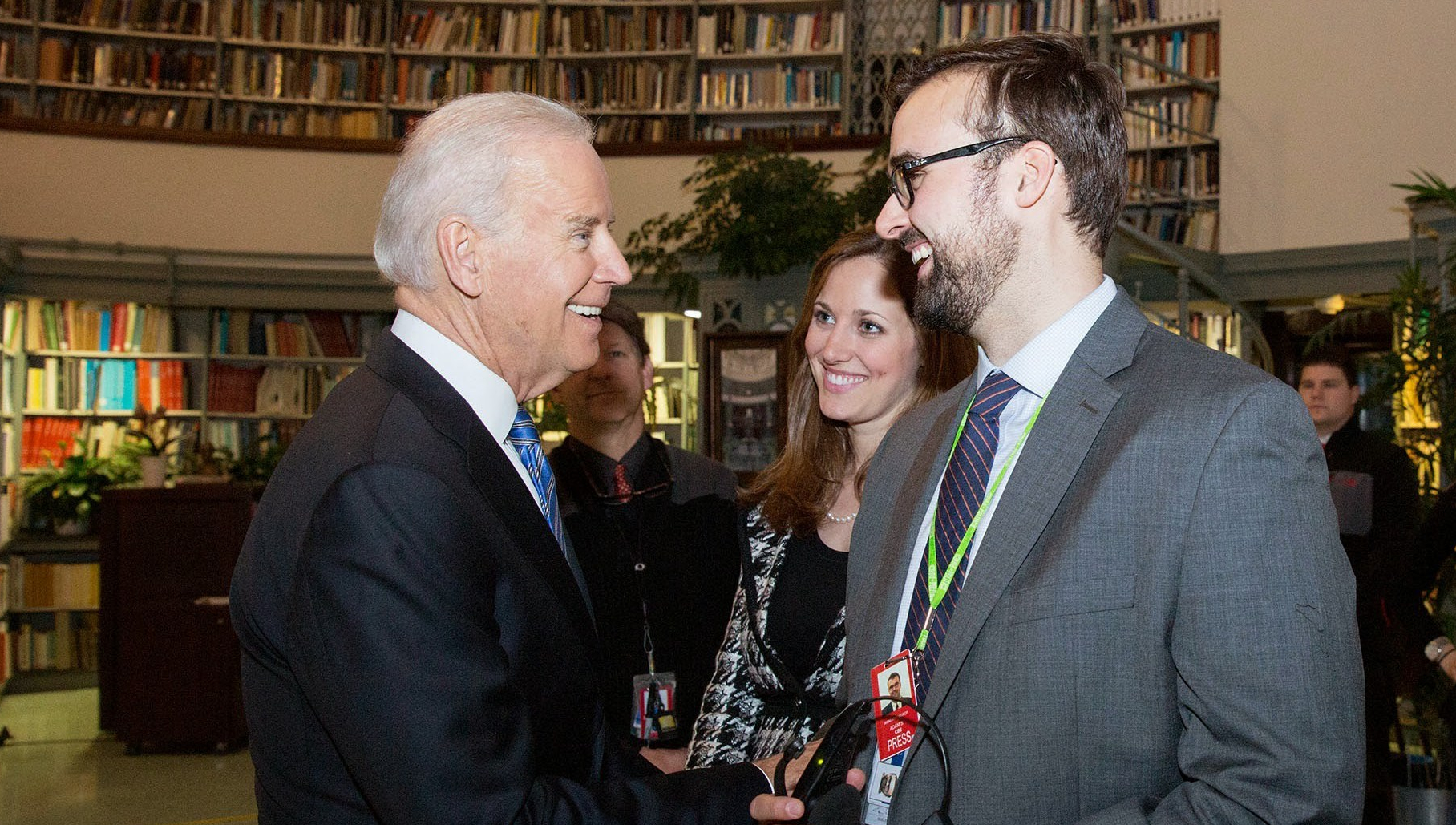 Adam with Vice President Joe Biden